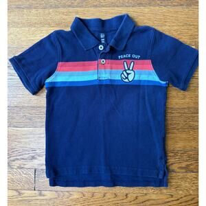Gap Boys' Peace Out Polo Shirt Size 3